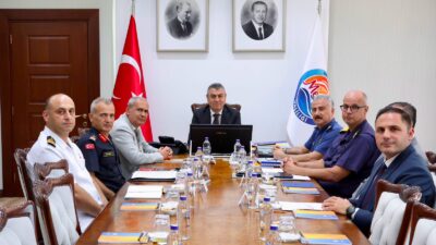 Mersin Valisi Atilla Toros başkanlığında, Güvenlik ve Asayiş Değerlendirme Toplantısı