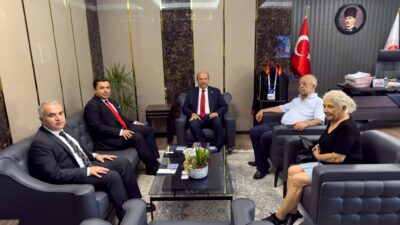 KKTC 5. Cumhurbaşkanı Ersin Tatar, Anamur Adalet Sarayını ziyaret etti.