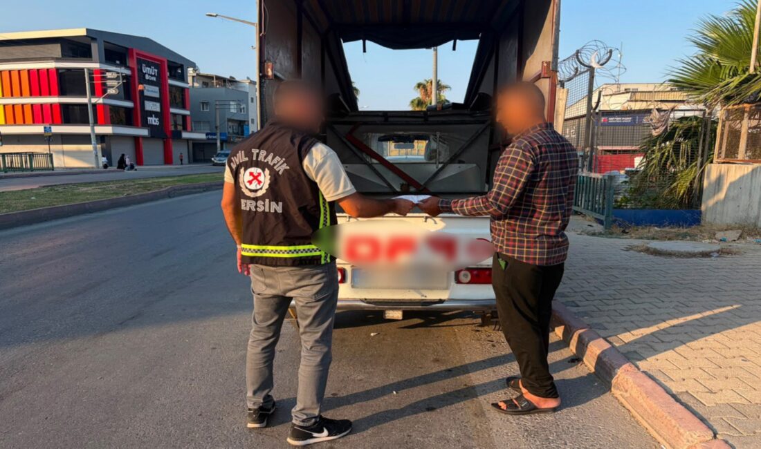 Mersin’de sosyal medyada paylaşılan görüntüler üzerine harekete geçen polis ekipleri,