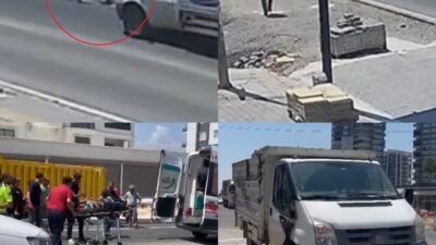 Mersin’in Erdemli ilçesinde 16 yaşındaki sürücünün kullandığı kamyonetin çarptığı yaya