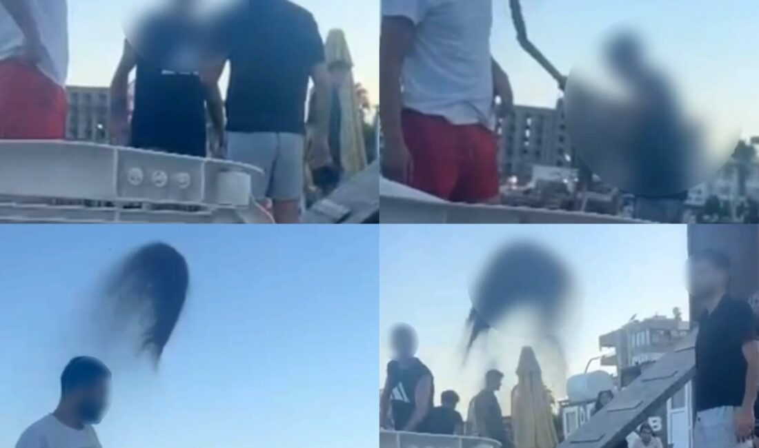 Mersin‘in Silifke ilçesinde, denize gelen gençlere oturdukları bölgeden uzaklaşmalarını isteyen
