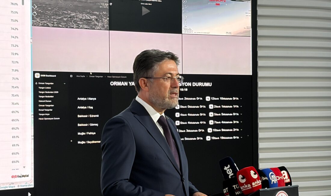 Bakan Yumaklı: “115 yangına müdahale ettik. Bu yangınlardan 110’unu kontrol altına aldık” Tarım ve Orman Bakanı İbrahim Yumaklı, “115 yangına müdahale ettik.