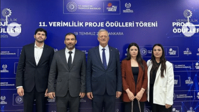 Sanayi ve Teknoloji Bakanlığı tarafından düzenlenen 11. Verimlilik Proje Ödülleri