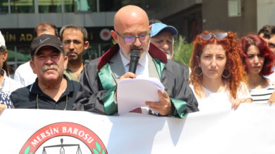 Mersin’de NATO’yu ve uluslararası güvenlik politikalarını barışçıl şekilde protesto eden