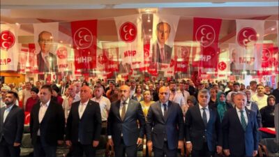Milliyetçi Hareket Partisi Akdeniz İlçe Başkanlığı’nın 7. Olağan Kongresi, büyük