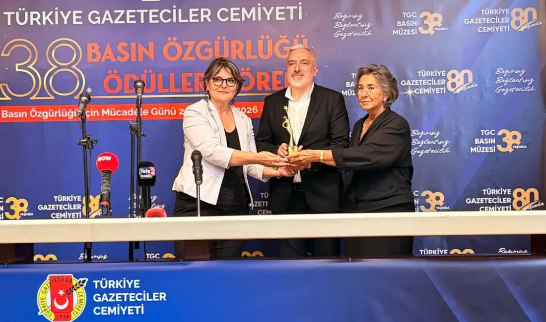 TGC 2026 Basın Özgürlüğü Ödülleri sahiplerini buldu Türkiye Gazeteciler Cemiyeti’nin Basın Özgürlüğü Ödülleri töreni 24 Temmuz Basın