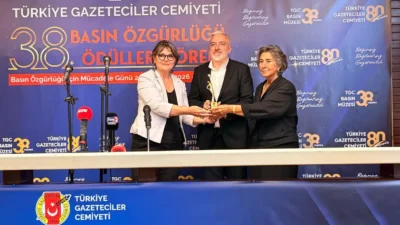 Türkiye Gazeteciler Cemiyeti’nin Basın Özgürlüğü Ödülleri töreni 24 Temmuz Basın