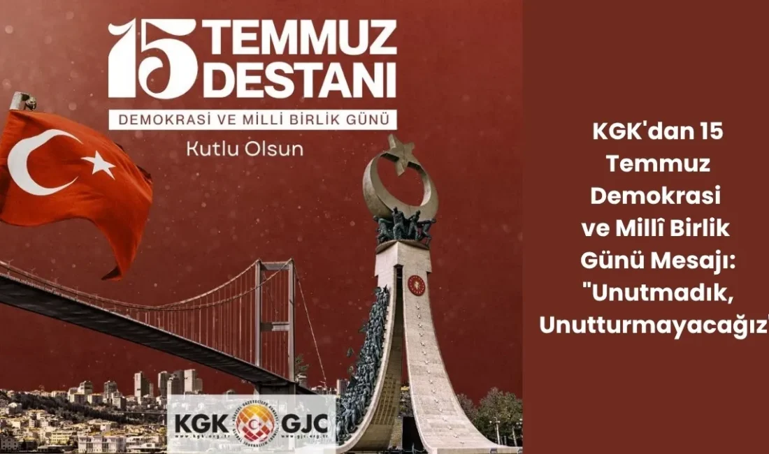 Küresel Gazeteciler Konseyi (KGK), 15 Temmuz Demokrasi ve Millî Birlik