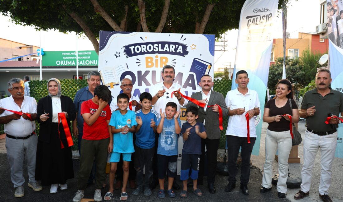 TOROSLAR BELEDİYESİNDEN EĞİTİME BÜYÜK YATIRIM: 7. OKUMA SALONU HİZMETE AÇILDI Toroslar Belediyesi, eğitim alanındaki yatırımlarına bir yenisini daha ekleyerek ilçedeki