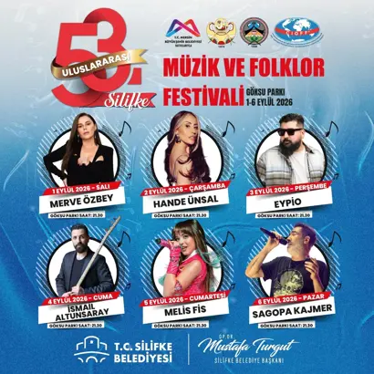 SİLİFKE’DE FESTİVAL COŞKUSU Mersin’in Silifke ilçesinde yazın son büyük kültür buluşmalarından biri için