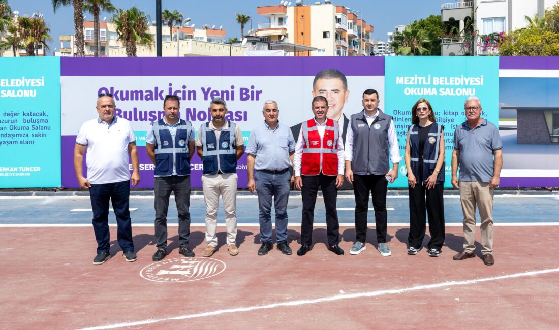 “RANTA DEĞİL, HALKA AÇIK HİZMET” Mezitli Belediye Başkanı Ahmet Serkan Tuncer, Akdeniz Mahallesi’nde yapımı planlanan