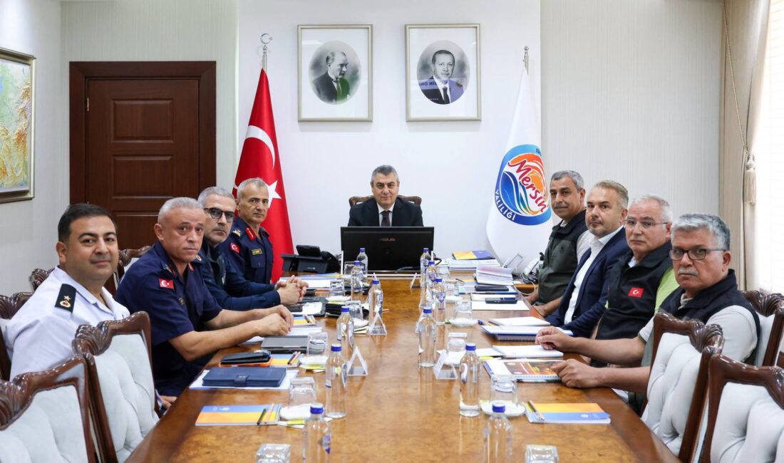 “Orman Yangınlarıyla Mücadele Değerlendirme Toplantısı” gerçekleştirildi Mersin Valisi Atilla Toros başkanlığında “Orman Yangınlarıyla Mücadele Değerlendirme Toplantısı”