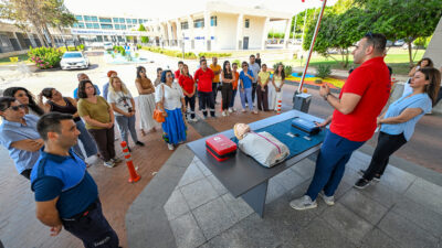 Mersin Büyükşehir Belediyesi Sağlık İşleri Dairesi Başkanlığı koordinesinde; Macit Özcan