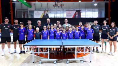 Mersin Gençlik ve Spor İl Müdürü Göksun Öz, Masa Tenisi