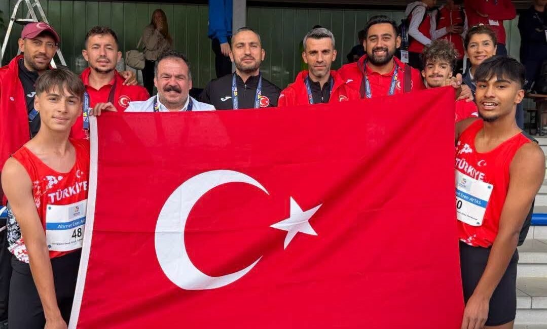 Almanya’nın Hannover kentinde düzenlenen Avrupa İşitme Engelliler Gençlik Oyunları’nda U16
