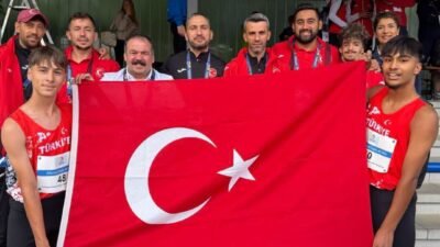 Almanya’nın Hannover kentinde düzenlenen Avrupa İşitme Engelliler Gençlik Oyunları’nda U16