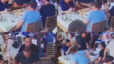 Boğazına lokma kaçan vatandaşı Heimlich manevrası kurtardı Mersin‘de restoranda yemek yerken soluk borusuna lokma kaçan vatandaş, arkadaşının