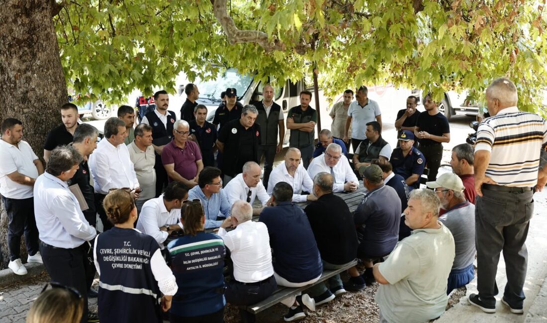 Çevre, Şehircilik ve İklim Değişikliği Bakanı Murat Kurum, orman yangınından
