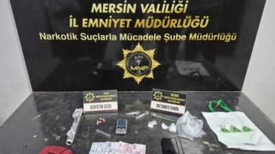 Mersin’de uyuşturucu madde ticareti yapan ve sokak satıcısı olarak tabir
