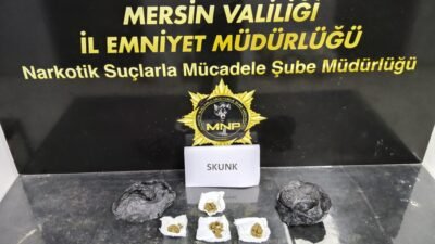 Mersin’de uyuşturucu madde ticareti yapan ve sokak satıcısı olarak tabir