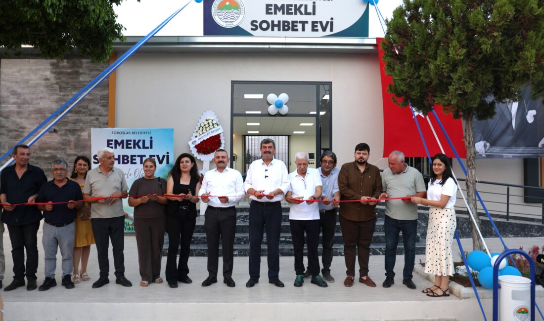 BAŞKAN YILDIZ, BİR SÖZÜNÜ DAHA YERİNE GETİRDİ Toroslar Belediyesi, emekli ve yaş almış vatandaşların sosyal yaşamın içinde