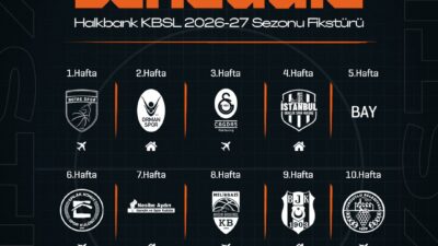 ÇBK MERSİN SEZONU ADANA’DA AÇACAK Halkbank Türkiye Kadınlar Basketbol Süper Ligi’nde (KBSL) 2026-2027 sezonu fikstür