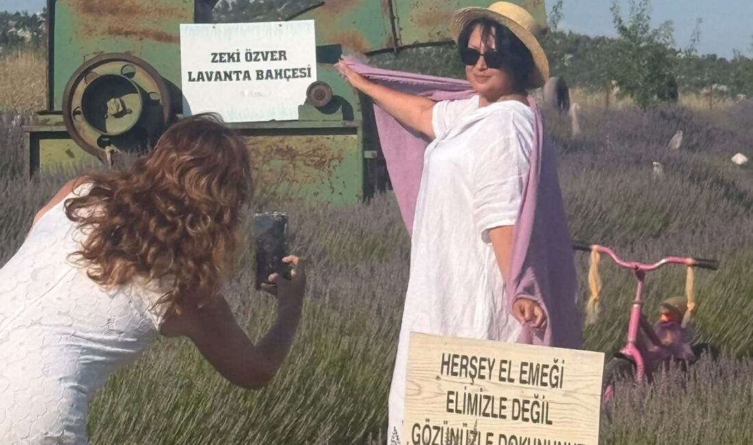 LAVANTA BAHÇELERİ RUS TURİSTLERİN İLGİ ODAĞI OLDU Mersin’in Gülnar ilçesinde lavanta bahçeleri, özellikle Rus turistlerin ve yeni