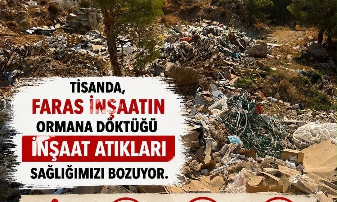 “YETKİLİLERİ GÖREVE ÇAĞIRIYORUZ” Mersin’in Silifke ilçesi Tisan bölgesinde bir inşaat firmasına ait olduğu