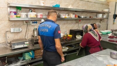 Yenişehir Belediyesi Zabıta Müdürlüğü ekipleri ilçede faaliyet gösteren dondurma satış