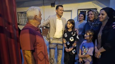 Akdeniz Kaymakamı ve Belediye Başkan Vekili Murat Beşikci, saha gezileri