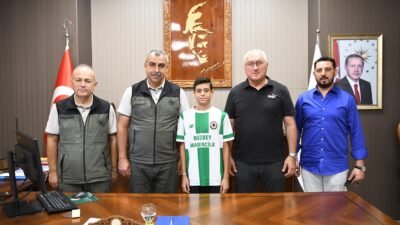 Mersin Orman Spor Kulübü’nün 2013 doğumlu sporcusu Kaan Vargılı, Mersin