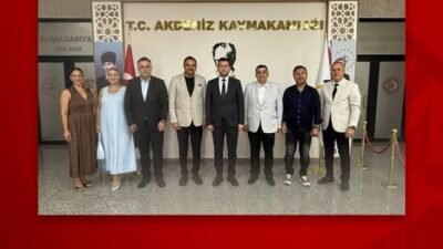 MİY YÖNETİMİNDEN KAYMAKAM BEŞİKÇİ’YE ZİYARET Yeni Mersin İdman Yurdu Yönetimi Başkan Murat Altondere önderliğinde Akdeniz Kaymakamı