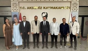 MİY YÖNETİMİNDEN KAYMAKAM BEŞİKÇİ’YE ZİYARET Yeni Mersin İdman Yurdu Yönetimi Başkan Murat Altondere önderliğinde Akdeniz Kaymakamı