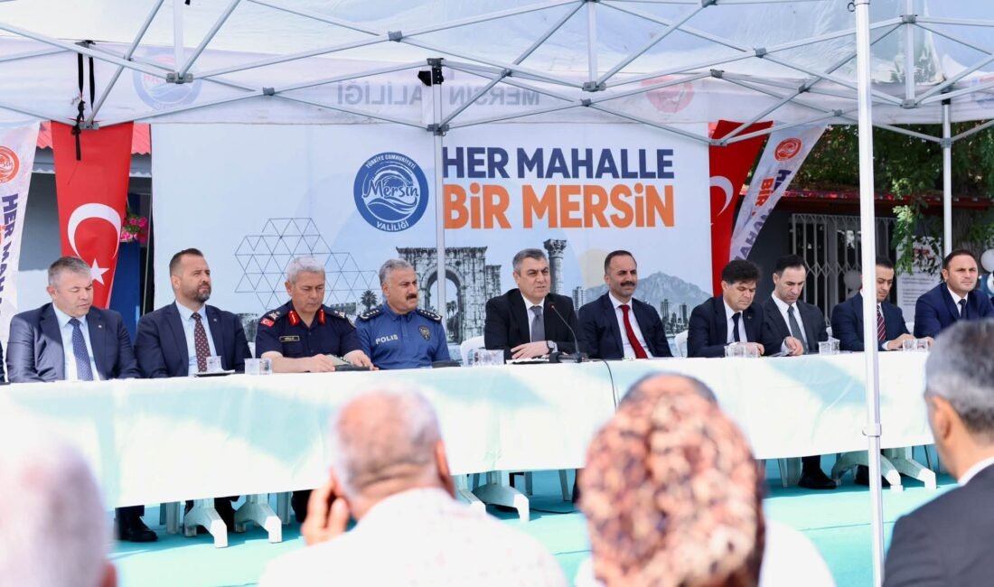 Mersin Valiliği tarafından hayata geçirilen “Her Mahalle Bir Mersin” programı,