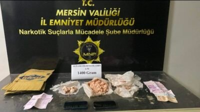 Mersin’de uyuşturucu tacirlerine yönelik düzenlenen operasyonlarda gözaltına alınan 6 şüpheli