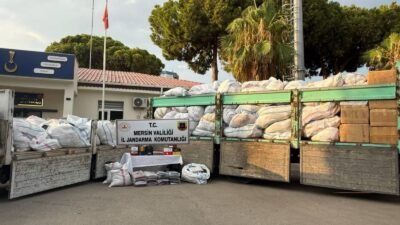 Mersin’de jandarma ekiplerinin yaptığı çalışmada çeşitli marka ve modellere ait