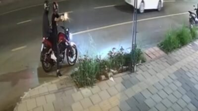 Mersin’de kasklı bir şüphelinin iş yerine ateş açtığı anlar güvenlik