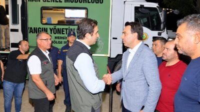 AK Parti Mersin İl Başkanı Adem Aldemir, Bozyazı ilçesinde çıkan orman yangınının