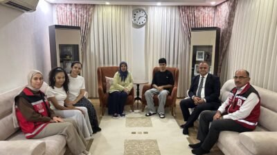 Mersin’in Mut ilçesinde 19 Eylül Gaziler Günü dolayısıyla gazi aileleriyle