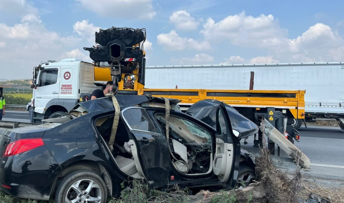 Mersin’in Tarsus ilçesinde meydana gelen trafik kazasında 1 kişi hayatını