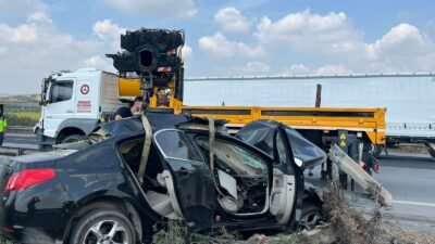 Mersin’in Tarsus ilçesinde meydana gelen trafik kazasında 1 kişi hayatını