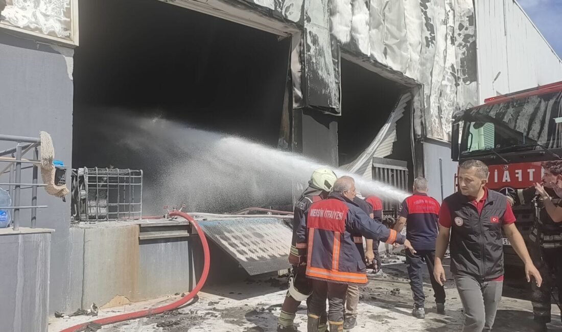 Mersin’in Akdeniz ilçesinde faaliyet gösteren kimyasal madde üretimi yapan bir