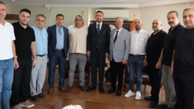 Mardin Organize Sanayi Bölgesi Başkanı Selahattin Duyan, Mersin OSB’yi ziyaret