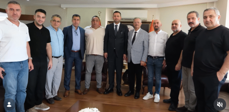 Mardin Organize Sanayi Bölgesi Başkanı Selahattin Duyan, Mersin OSB’yi ziyaret