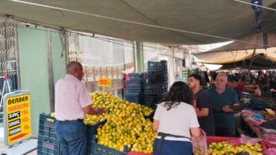 FİYATLAR ŞAŞIRTIYOR Mersin’de semt pazarlarında sebze ve meyve fiyatlarındaki farklılık dikkat çekmeye