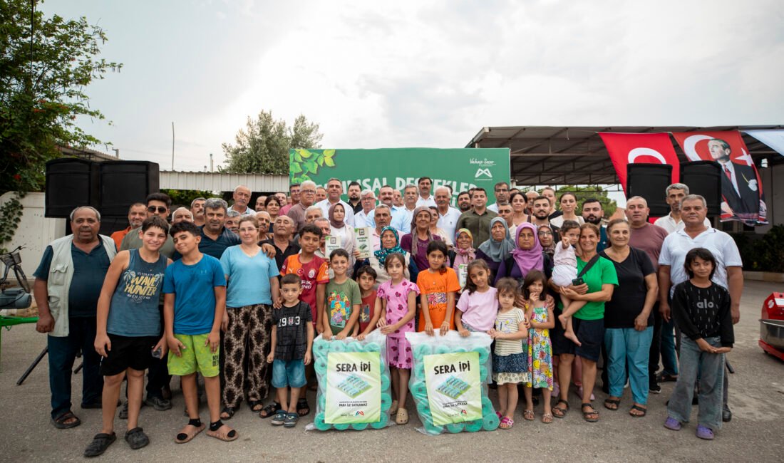 Tarımsal destekleriyle üreticiye nefes aldıran Mersin Büyükşehir Belediyesi, ürettiği ürünleri