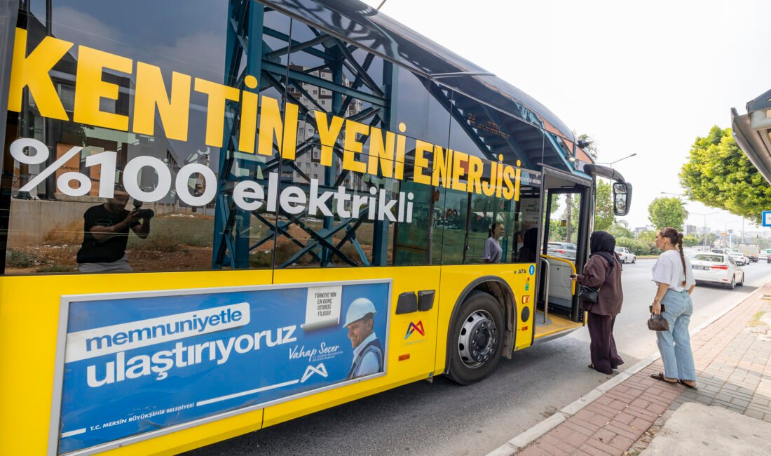 Mersin Büyükşehir Belediyesi Ulaşım Dairesi Başkanlığı bünyesinde kent içi ulaşımda