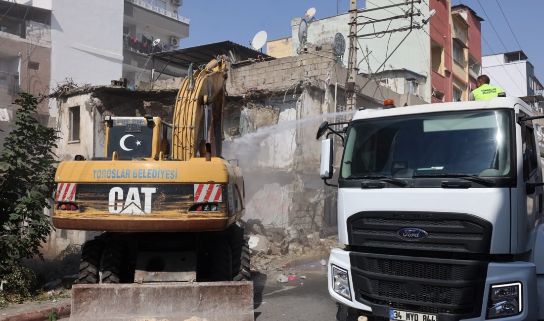 Toroslar Belediyesi, vatandaşların can ve mal güvenliğini tehdit eden, çevre