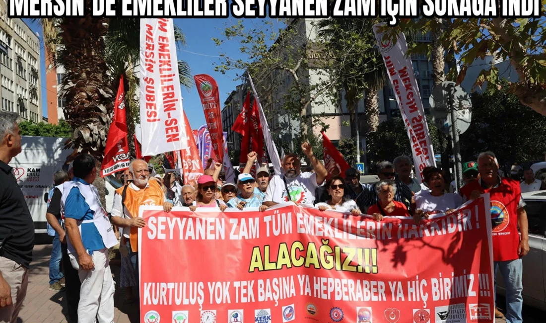 Ankara’da Anayasa Mahkemesi önünde yapılan dev eylemin Mersin ayağı, Mersin