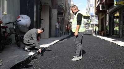 Akdeniz Belediyesi, ilçe genelinde ulaşım konforunu artırmak amacıyla yol yapım